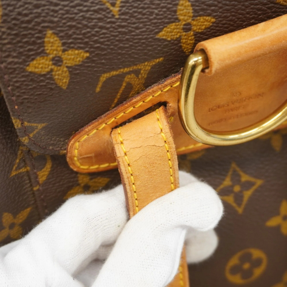 LOUIS VUITTON Authentic Brown Monogram Backpack - Picture 6 of 11